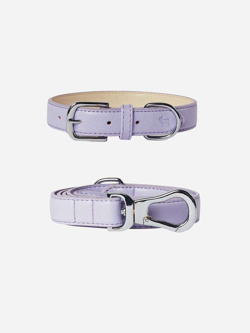 Barc London Fresh Lilac Dog Collar & Lead Set