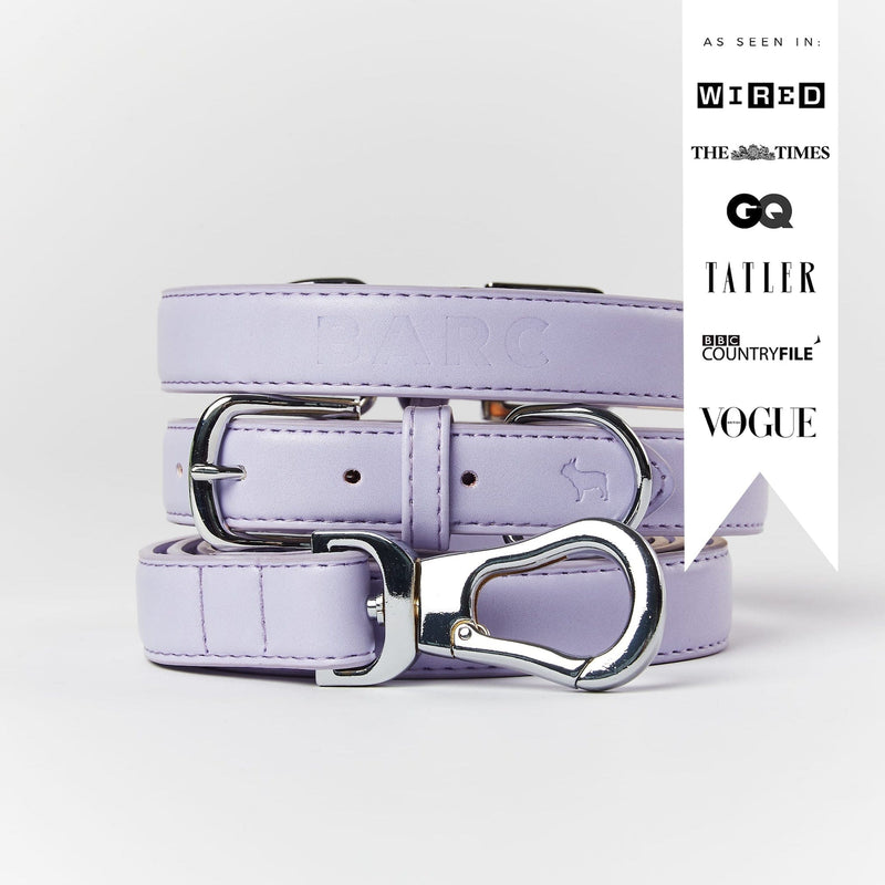 Barc London Fresh Lilac Dog Collar & Lead Set