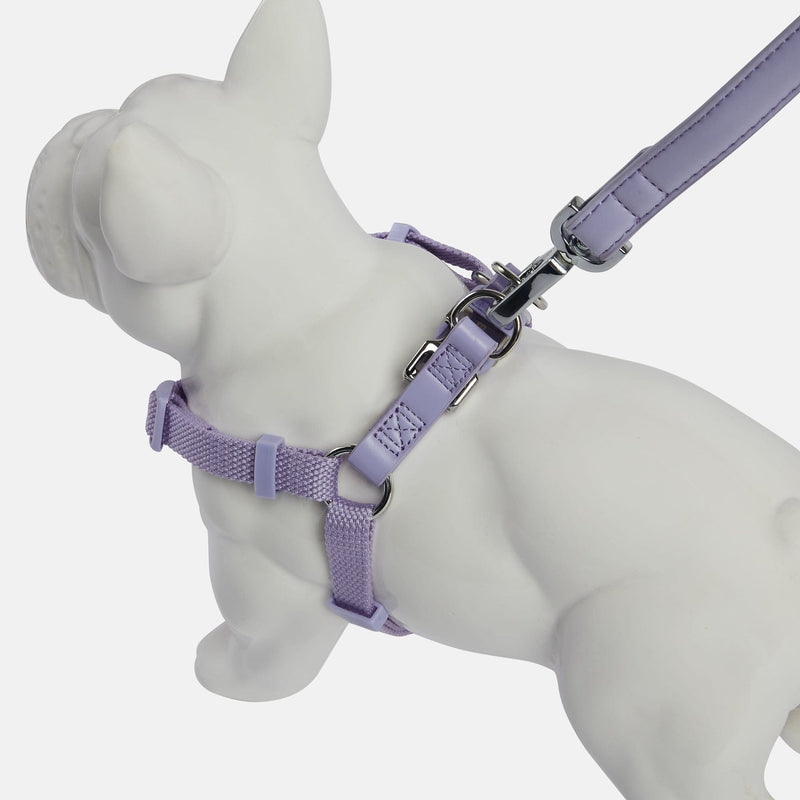 Barc London Fresh Lilac Dog Harness & Lead Set