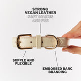 Immaculate Vegan - Barc London Light Ivory Dog Collar