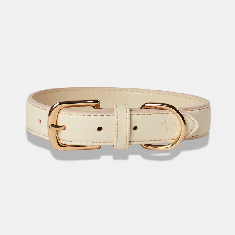 Barc London Light Ivory Dog Collar & Lead Set