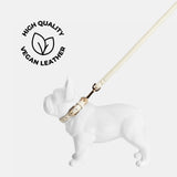 Immaculate Vegan - Barc London Light Ivory Dog Collar & Lead Set