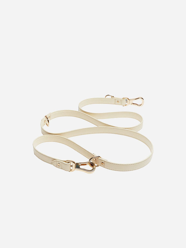 Barc London Versatile Vegan Leather Lead | Light Ivory