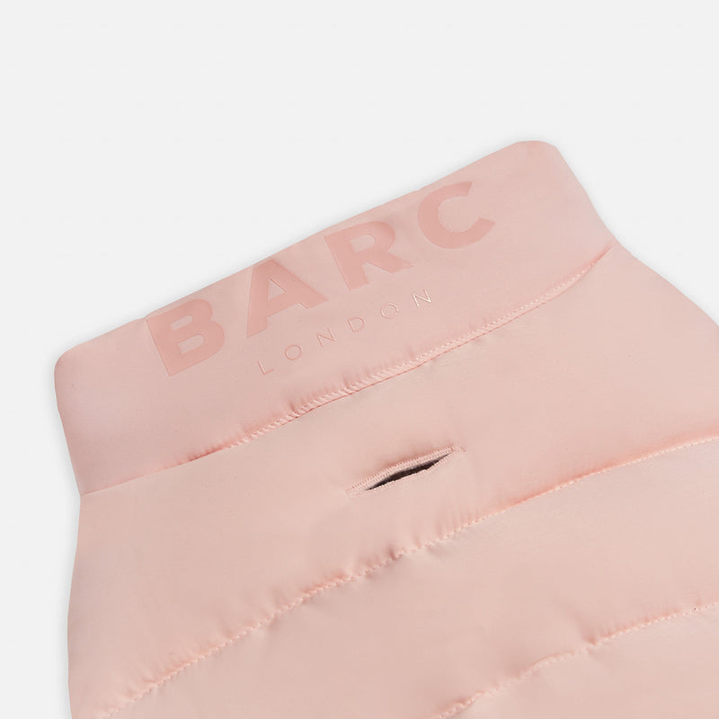 Barc London Reversible Dog Puffer Jacket: Pink & Lilac