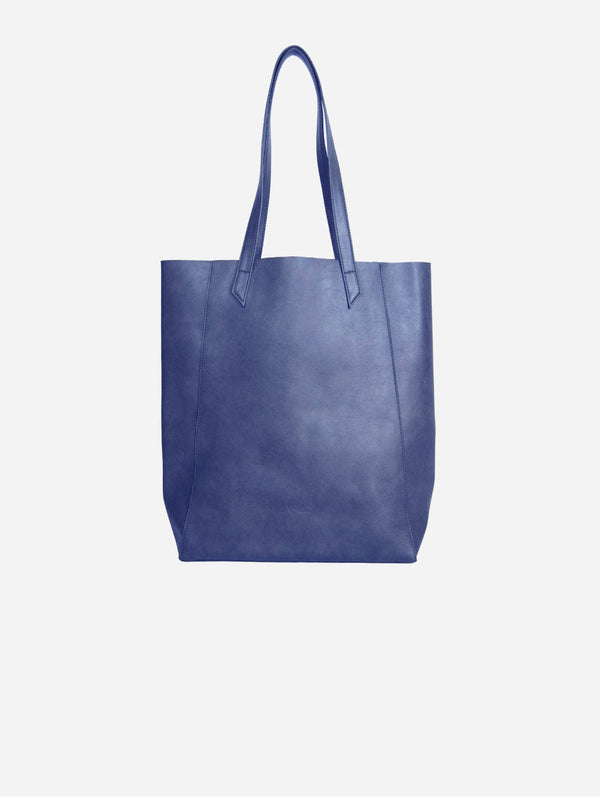 Canussa Basic Vegan Leather Everyday Tote Bag | Navy Blue