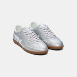 Immaculate Vegan - Zeta Shoes Delta Women's Recycled Vegan Suede Sneakers | Silver