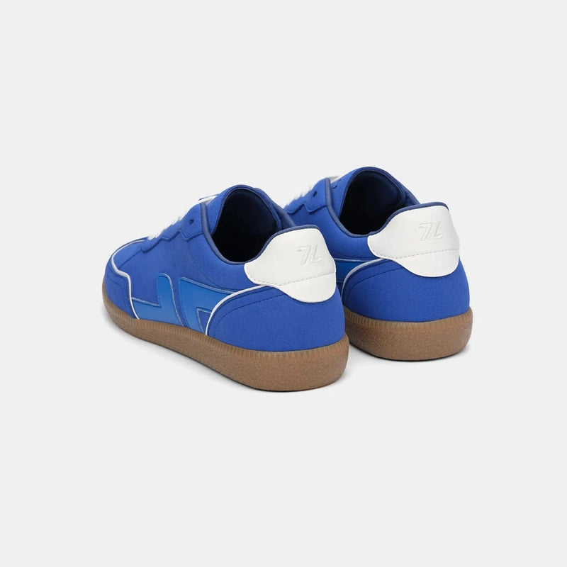 Zeta Shoes Delta Unisex Recycled Vegan Suede Sneakers | Cobalt
