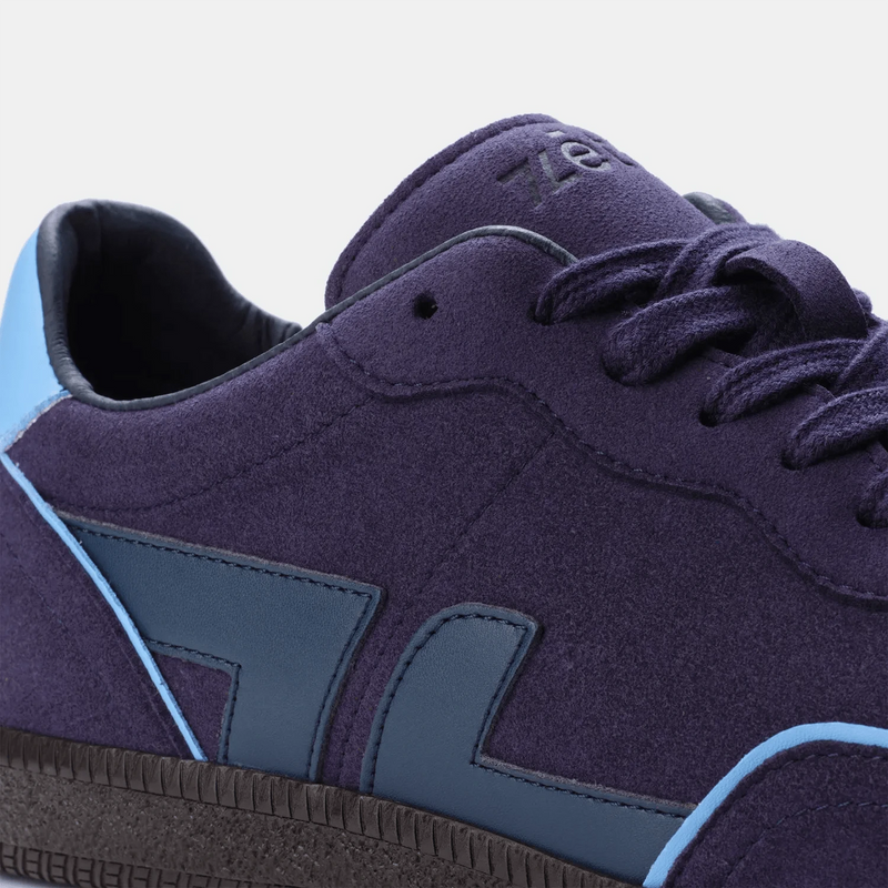 Zeta Shoes Delta Unisex Recycled Vegan Suede Sneakers | Marine