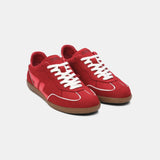 Immaculate Vegan - Zeta Shoes Delta Unisex Recycled Vegan Suede Sneakers | Garnet