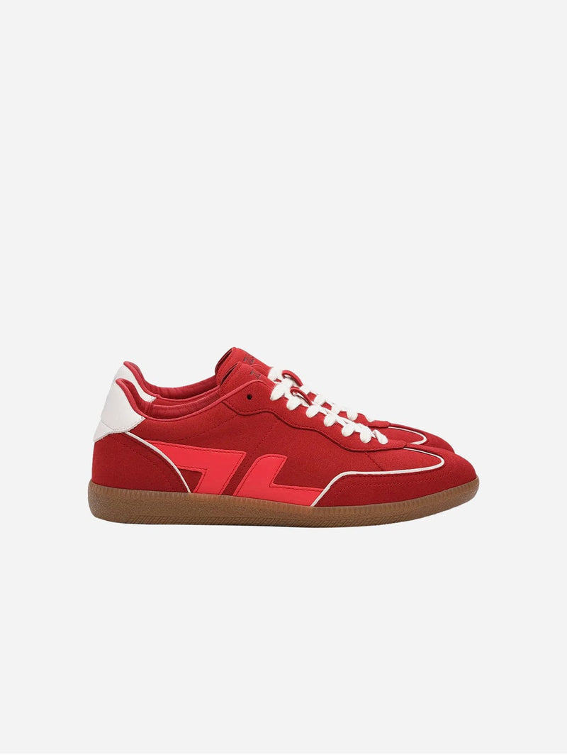Zeta Shoes Delta Unisex Recycled Vegan Suede Sneakers | Garnet