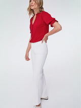Baukjen Noa Blouse with LENZING™ ECOVERO™ 12 (UK Size 12) / Crimson Red