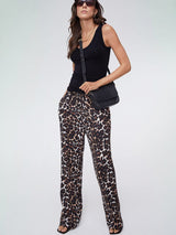Baukjen Lisa Trousers with TENCEL™ 14 (UK Size 14) / Brown Leopard
