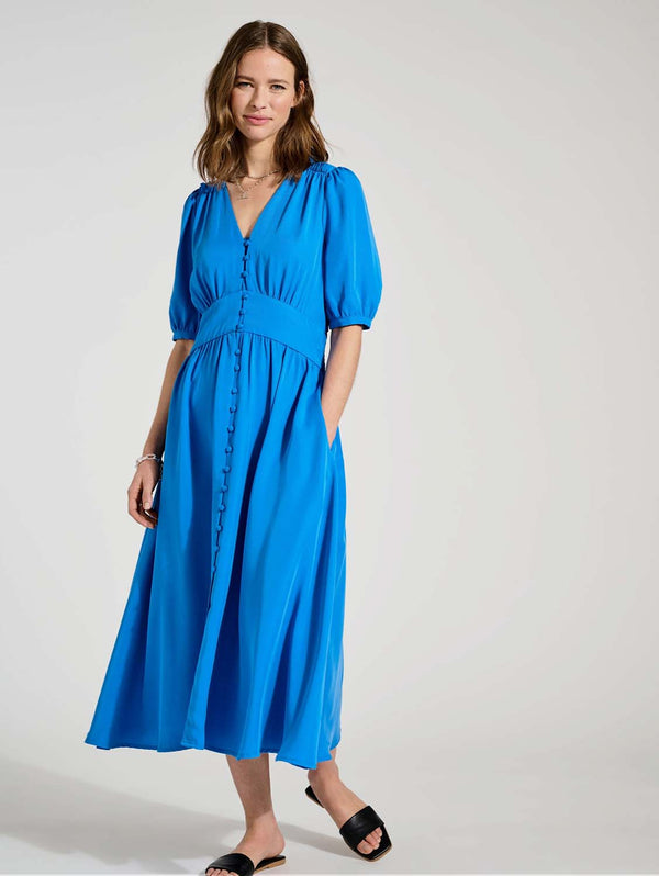 Baukjen Tia Dress with Tencel™ 6 (UK Size 6) / Adriatic Blue