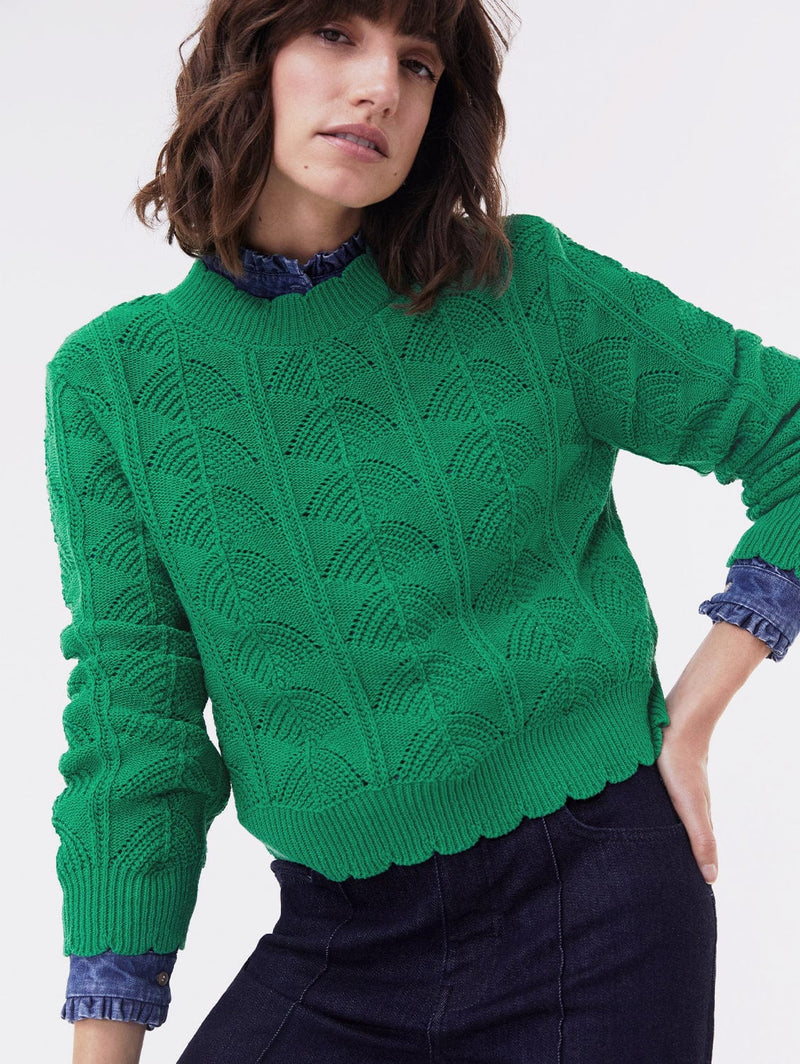 Baukjen Flossie Ecotec Jumper 6 (UK Size 6) / Bright Emerald