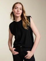 Immaculate Vegan - Baukjen Alessia Top with LENZING™ ECOVERO™ 6 (UK Size 6) / Caviar Black