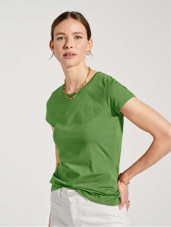 Baukjen Baukjen Essentials Organic Cotton Slim Tee 6 (UK Size 6) / Grass Green