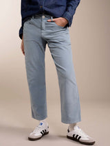 Immaculate Vegan - Baukjen Eden Organic Trousers 8 (UK Size 8) / Soft Blue