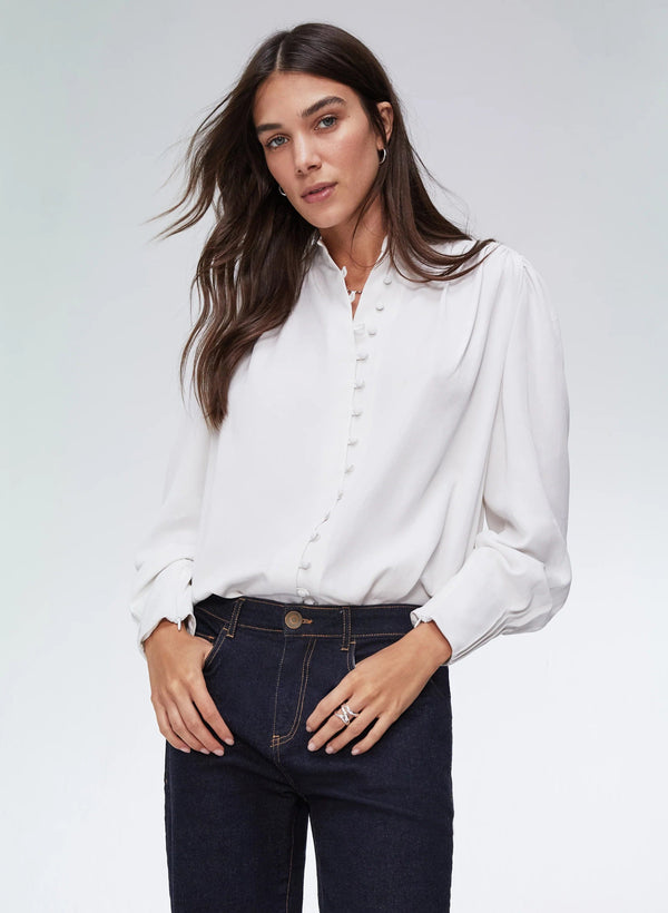 Baukjen Annika TENCEL™ Blouse | Pure White