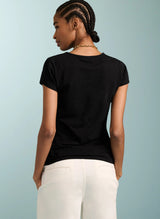 Immaculate Vegan - Baukjen Baukjen Essentials Organic Cotton Slim Tee | Caviar Black