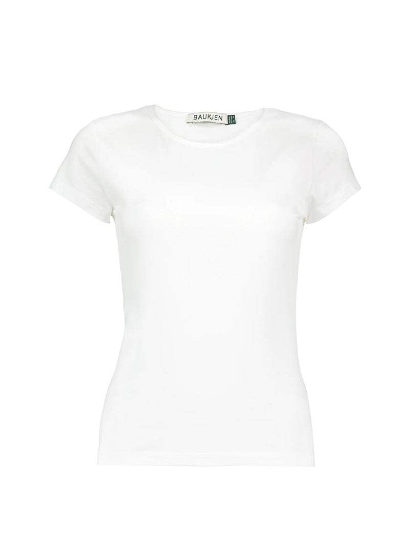 Baukjen Baukjen Essentials Organic Cotton Slim Tee | Pure White