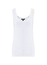 Immaculate Vegan - Baukjen Brenna Scoop Neck LENZING™ ECOVERO™ Jersey Vest Top | Pure White