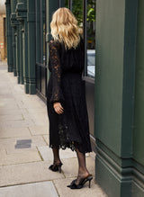 Immaculate Vegan - Baukjen Caro Recycled Lace Midi Dress