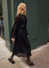 Immaculate Vegan - Baukjen Caro Recycled Lace Midi Dress