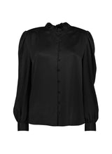 Immaculate Vegan - Baukjen Evelyn Satin Frill Neck Blouse