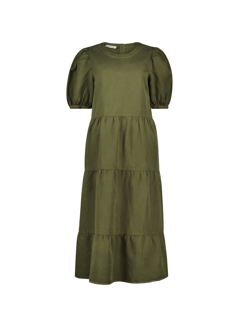 Baukjen Georgiana Tiered Midi Dress