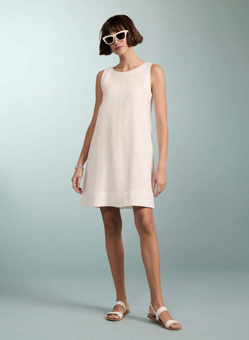 Baukjen Salvana Hemp Dress | Pure White