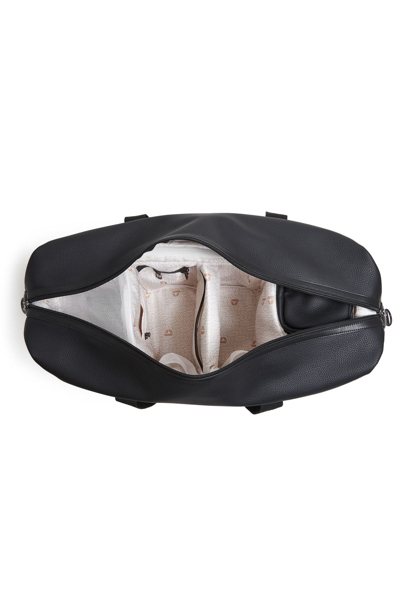 Becket London The Fraser Vegan Leather Holdall Bag Black