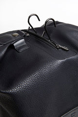 Immaculate Vegan - Becket London The Fraser Vegan Leather Holdall Bag | Black