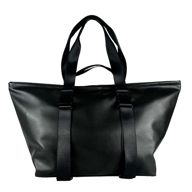 BEDI SHOALTS Weekender Desserto Vegan Leather Black