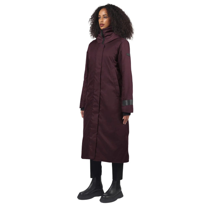 BEDI Orsola Women's Vegan Extended Parka | Multiple Colours Limited Edition - Plum / XS