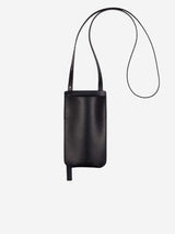 Immaculate Vegan - BEEN London Elia Apple Leather Vegan Phone Bag | Black Black Onyx