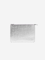 Immaculate Vegan - BEEN London Martello Pineapple Leather Laptop Case | Silver Silver
