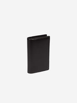 Immaculate Vegan - betterleather collective The Hedy RFID Apple Leather Vegan Compact Wallet | Black Apple Skin / Black