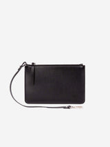 Immaculate Vegan - betterleather collective The Junko Apple Leather Vegan Pouch | Black Apple Skin / Black