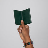 Immaculate Vegan - betterleather collective RFID Ivy Compact Wallet | The Hedy Apple Skin / Ivy Green