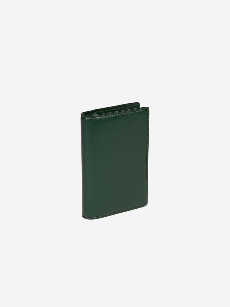 betterleather collective The Hedy RFID Apple Leather Vegan Compact Wallet |  Ivy Apple Skin / Ivy Green