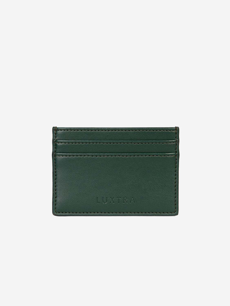 betterleather collective The Colvin Apple Leather  Card Holder | Ivy Apple Skin