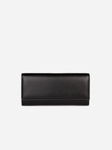 Immaculate Vegan - betterleather collective The Cosette Apple Leather Vegan Continental Wallet | Black Apple Skin