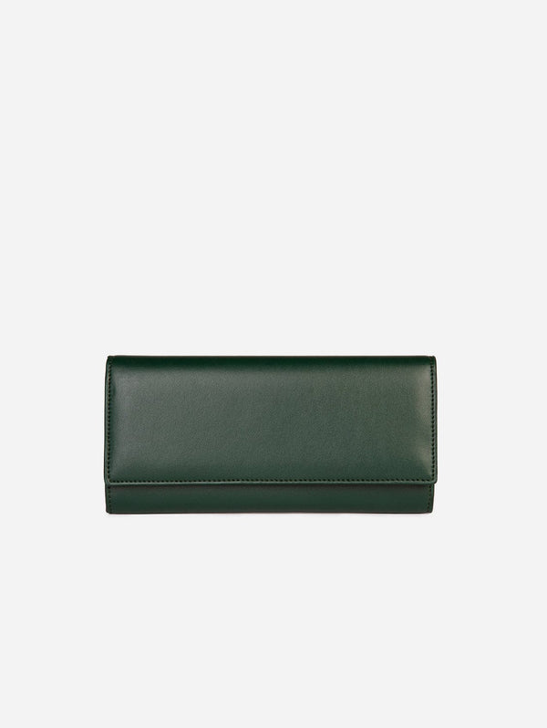 betterleather collective The Cosette  Apple Leather Vegan Continental Wallet | Ivy Apple Skin