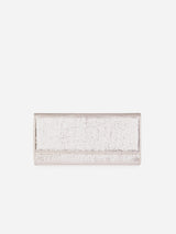 Immaculate Vegan - betterleather collective The Cosette  Piñatex Vegan Leather Continental Wallet | Silver Pineapple Piñatex / Metallic