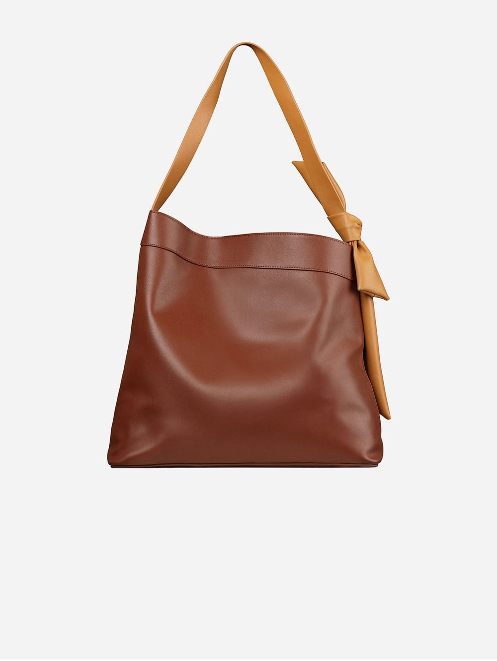 Biayna - Muse Cactus Leather Vegan Tote Bag | Chestnut