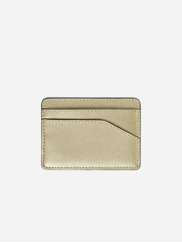 Biayna Ascent Cactus Leather Vegan Cardholder | Gold Gold