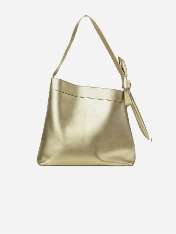 Biayna Muse Cactus Leather Vegan Tote Bag | Metallic Gold gold