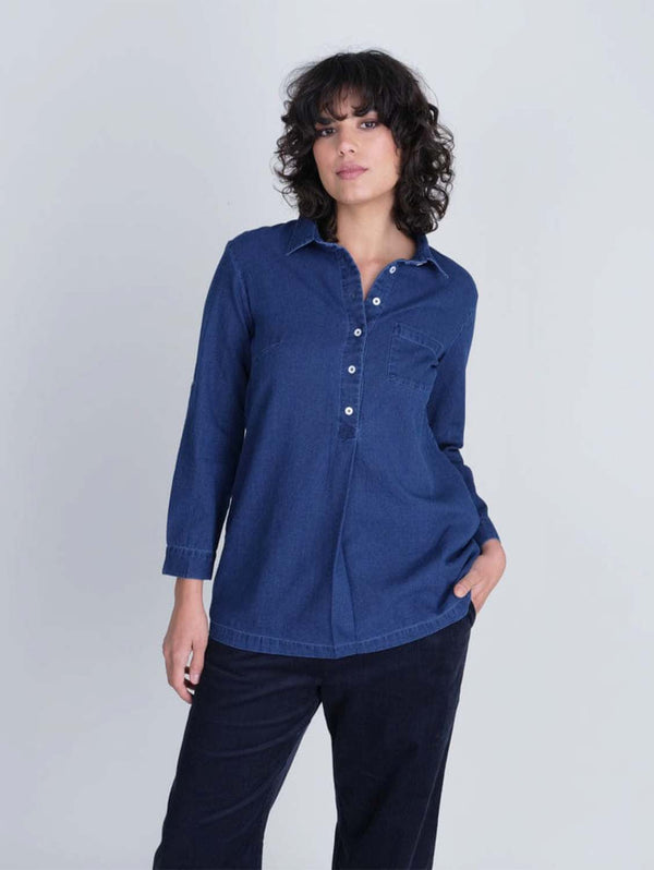 BIBICO Julia Shirt Tunic 16UK (XL) / Denim