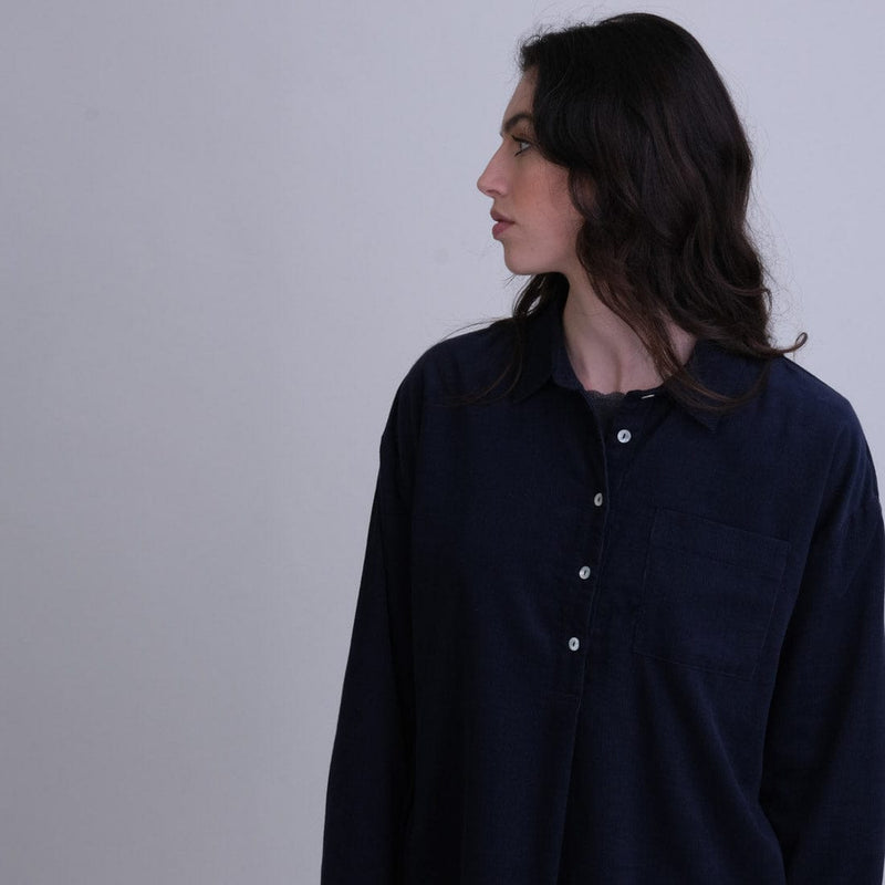 BIBICO Calla Navy Cord Shirt