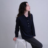 Immaculate Vegan - BIBICO Calla Navy Cord Shirt